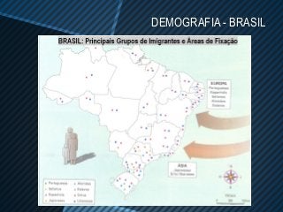 DEMOGRAFIA - BRASIL
 