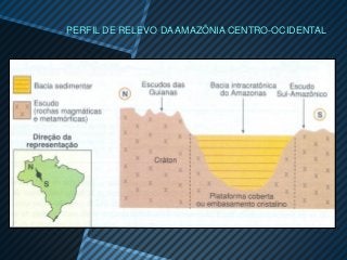 PERFIL DE RELEVO DA AMAZÔNIA CENTRO-OCIDENTAL
 
