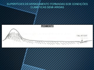 SUPERFÍCIES DE ARRASAMENTO FORMADAS SOB CONDIÇÕES
                CLIMÁTICAS SEMI-ARIDAS
 