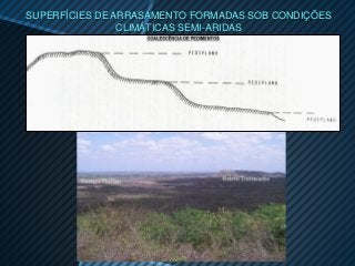 SUPERFÍCIES DE ARRASAMENTO FORMADAS SOB CONDIÇÕES
                CLIMÁTICAS SEMI-ARIDAS
 