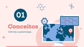 Conceitos
01
Definindo a epidemiologia...
 