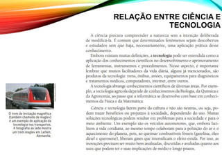 RELAÇÃO ENTRE CIÊNCIA E
TECNOLOGIA
 