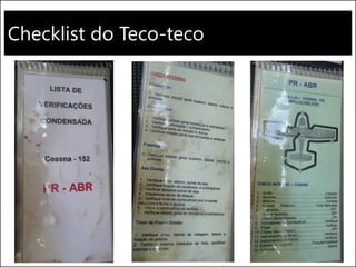 Checklist do Teco-teco
 