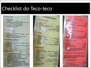 Checklist do Teco-teco
 