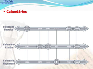  Calendários
 