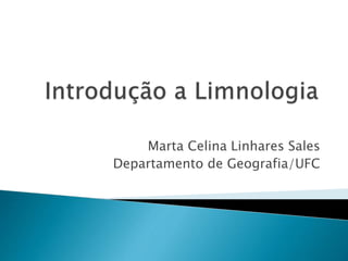 Marta Celina Linhares Sales
Departamento de Geografia/UFC
 