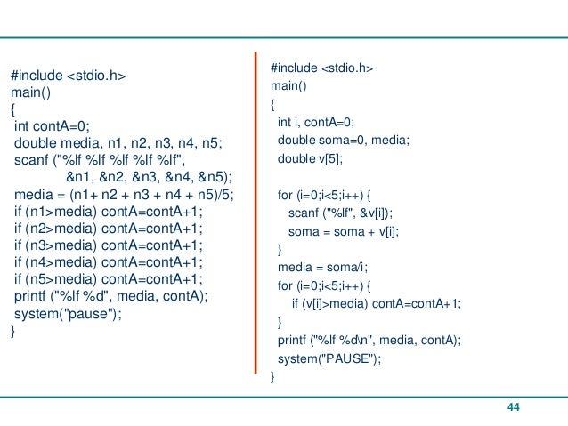 Introdução à linguagem c