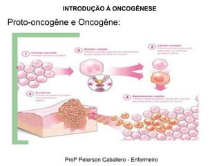 INTRODUÇÃO À ONCOGÊNESE

Proto-oncogêne e Oncogêne:




             Profº Peterson Caballero - Enfermeiro
 