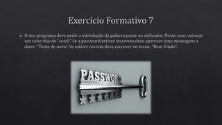 Introdução à programação - Aula 4