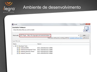 Ambiente de desenvolvimento
 