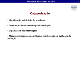 Categorização Identificação e definição do problema