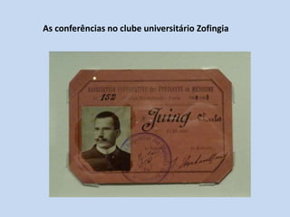 As conferências no clube universitário Zofingia
 