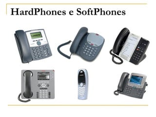 HardPhones e SoftPhones
 