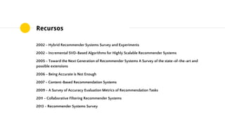 Alguma pergunta ?
Encontre-me em
◉ ralphrass@gmail.com
◉ http://www.slideshare.net/ralphrass/
introduo-sistemas-de-recomendao
Obrigado!
 