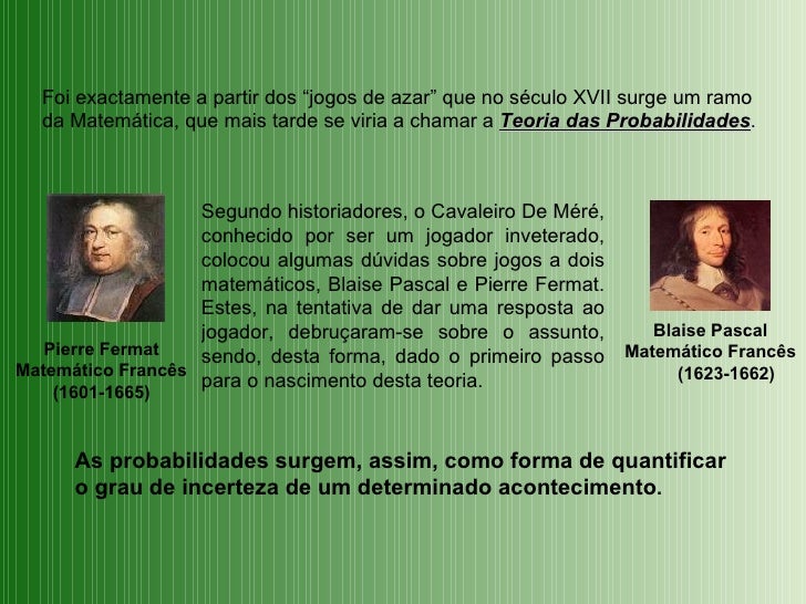 Artigo teoria das probabilidades