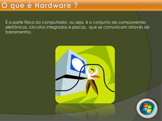 Windows VistaTambém conhecido como Windows NT 6.0, pelo nome de código Longhorn e pelo proprio nome oficial Vista, é o mais novo S.O da Microsoft, e que tem seis versões, uma delas simplificada e destinada aos países em desenvolvimento. O Windows Vista começou a ser vendido em 30 de Janeiro de 2007. As seis edições diferentes do Windows Vista foram projetadas para se ajustar ao modo como você pretende usar seu PC. Ele tem uma interface intitulada Aero,com recursos de transparência,que não existe na Versão Starter e um sistema de alternância 3D de janelas chamado Flip 3D, A versão básica e popular do Windows Vista (Limitada):Vista Starter Edition, destinado aos mercados emergentes e países em desenvolvimento. São duas versões destinadas ao usuário doméstico:Vista Home BasicVista Home Premium As duas versões voltadas para o público corporativo são:Vista Business Edition (projetado para atender às necessidades de empresas de todos os portes) Vista Enterprise Edition (necessidades de grandes empresas globais) A versão Ultimate é a edição mais abrangente do Windows Vista. O Windows Vista Ultimate Edition é a versão do Windows Vista que mais requer recursos do computador. Para que o desempenho seja razoável, a Microsoft recomenda um processador de 1.8Ghz e 2GB de memória RAM.