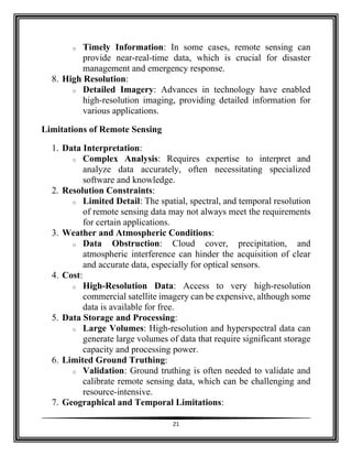 Remote Sensing for Monitoring Plant Health in a Habitat | PDF