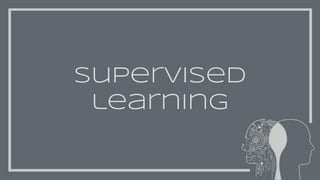 Supervised
learning
 