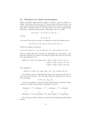 Diff Vector Forms Introdution to differential forms | PDF