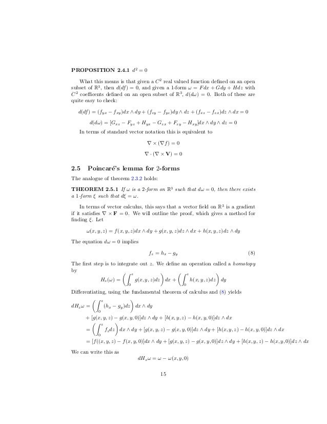 Introdution To Differential Forms Introdution To Differential Forms