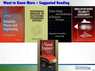 Want to Know More – Suggested Reading




© 2012 DfR2007
© 2011 - 2010
   2004 & ASQ                             52
 
