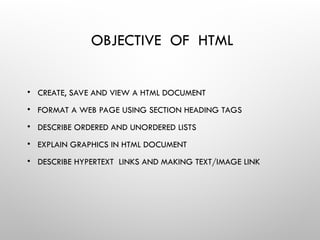 Introdution to web and html notes and practice.ppt