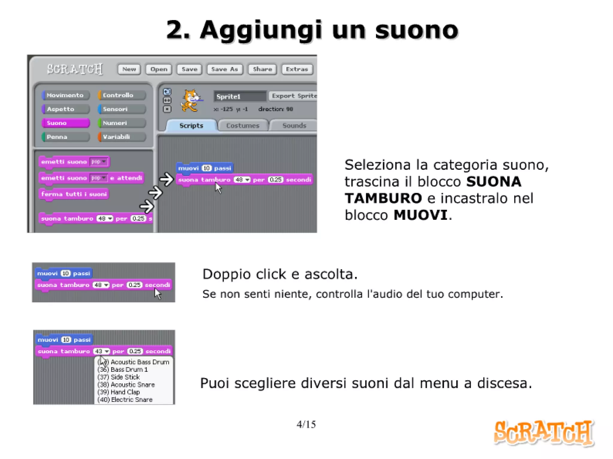 Introduzione a Scratch