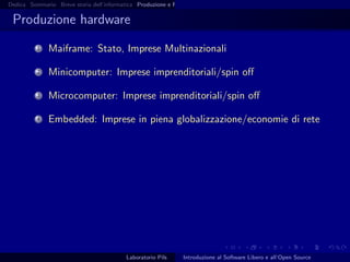 Introduzione al software libero