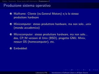 Introduzione al software libero