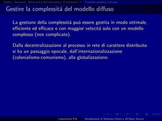 Introduzione al software libero