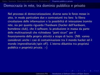 Introduzione al software libero
