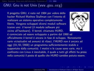 Introduzione al software libero