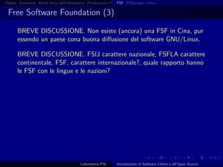Introduzione al software libero