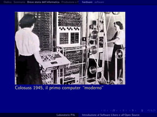 Introduzione al software libero