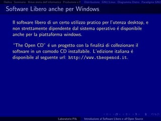 Introduzione al software libero
