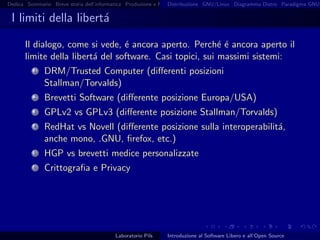 Introduzione al software libero