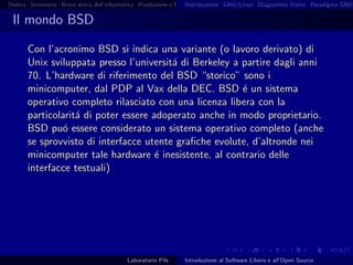 Introduzione al software libero