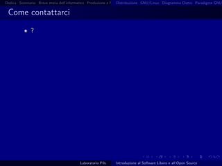 Introduzione al software libero