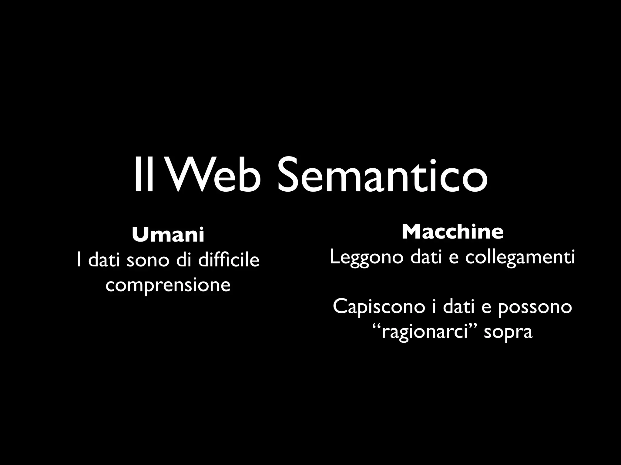 Introduzione al Web Semantico: URI, XML, RDF, SPARQL, RDFS, OWL