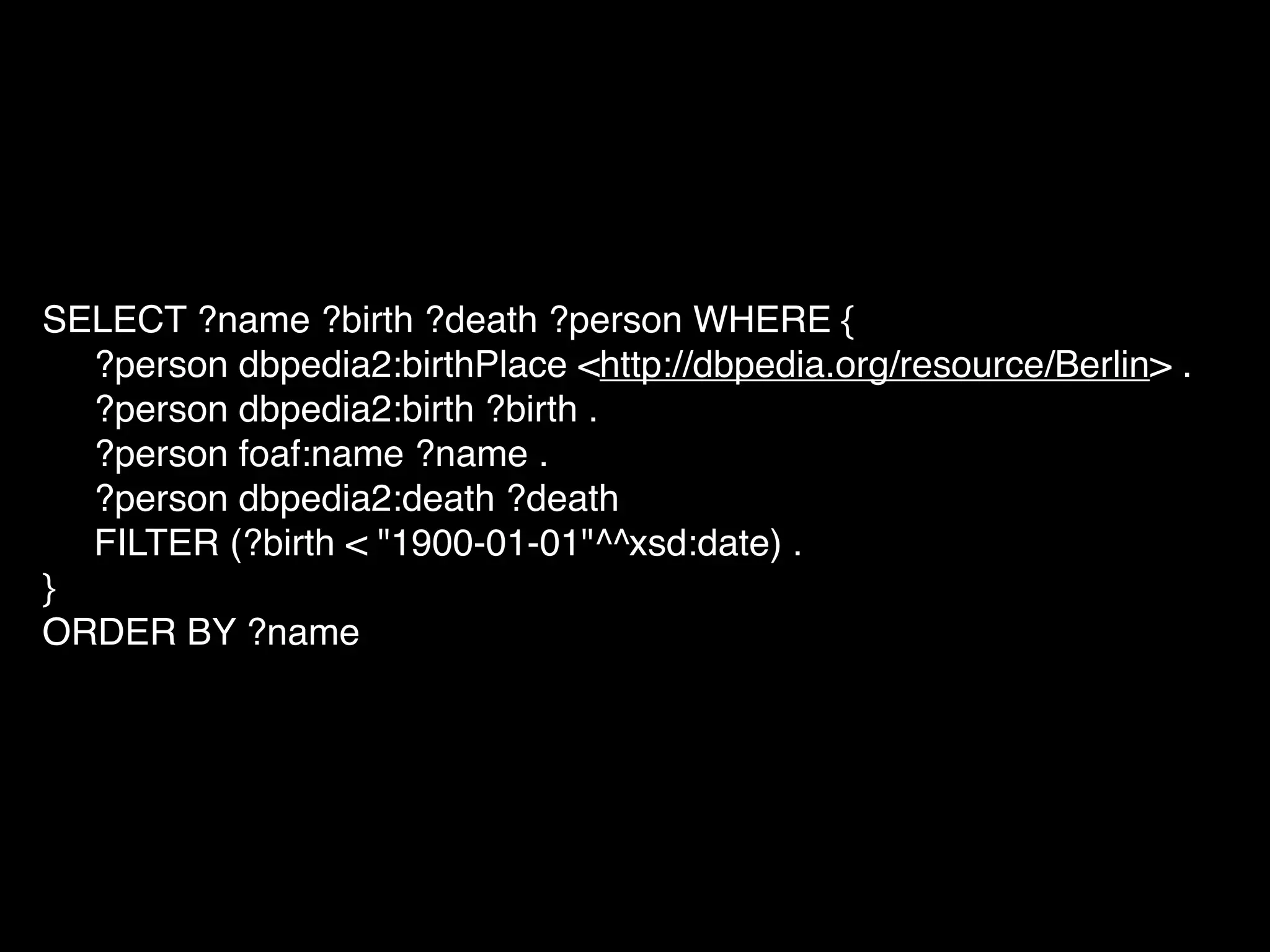 Introduzione al Web Semantico: URI, XML, RDF, SPARQL, RDFS, OWL