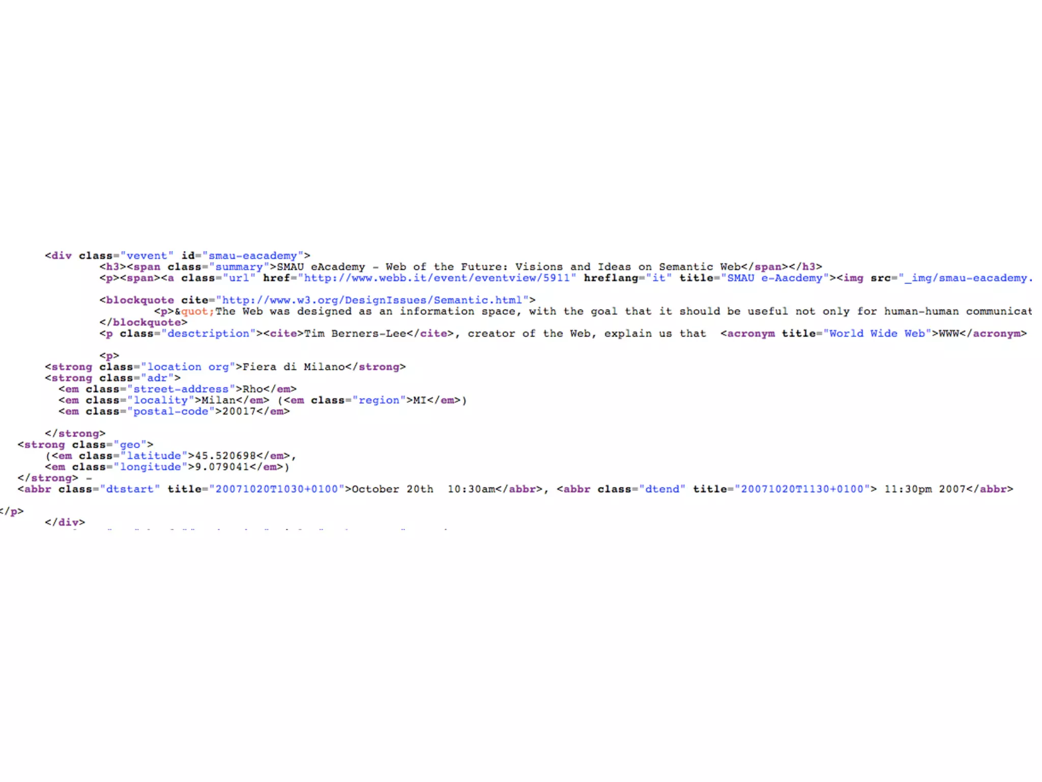 Introduzione al Web Semantico: URI, XML, RDF, SPARQL, RDFS, OWL
