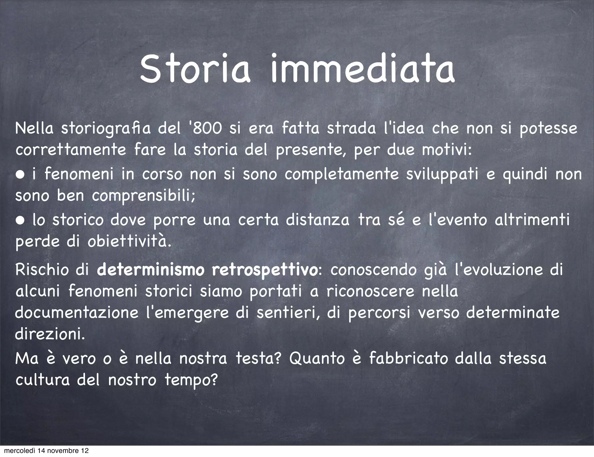 Introduzione allo studio della storia - 7 | PPT