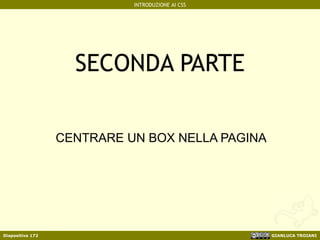 SECONDA PARTE CENTRARE UN BOX NELLA PAGINA 