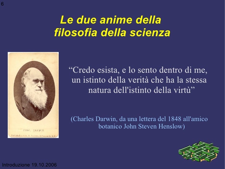 La Filosofia Della Scienza - Cruciverba