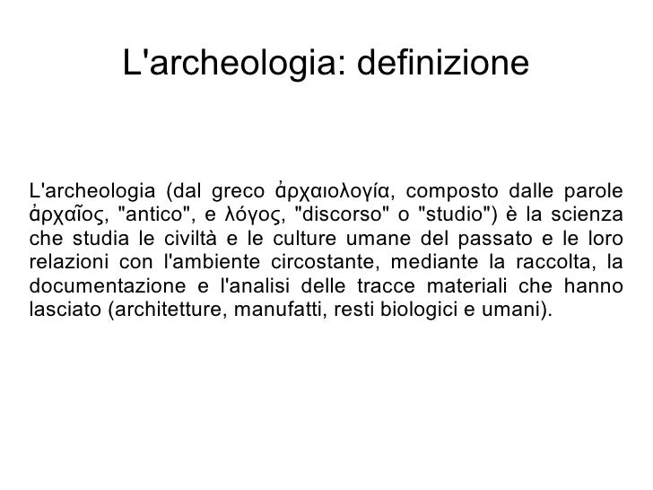Importanza dei metodi di datazione in archeologia