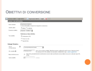 Obiettivi di conversione