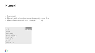 Introduzione a Python | PDF