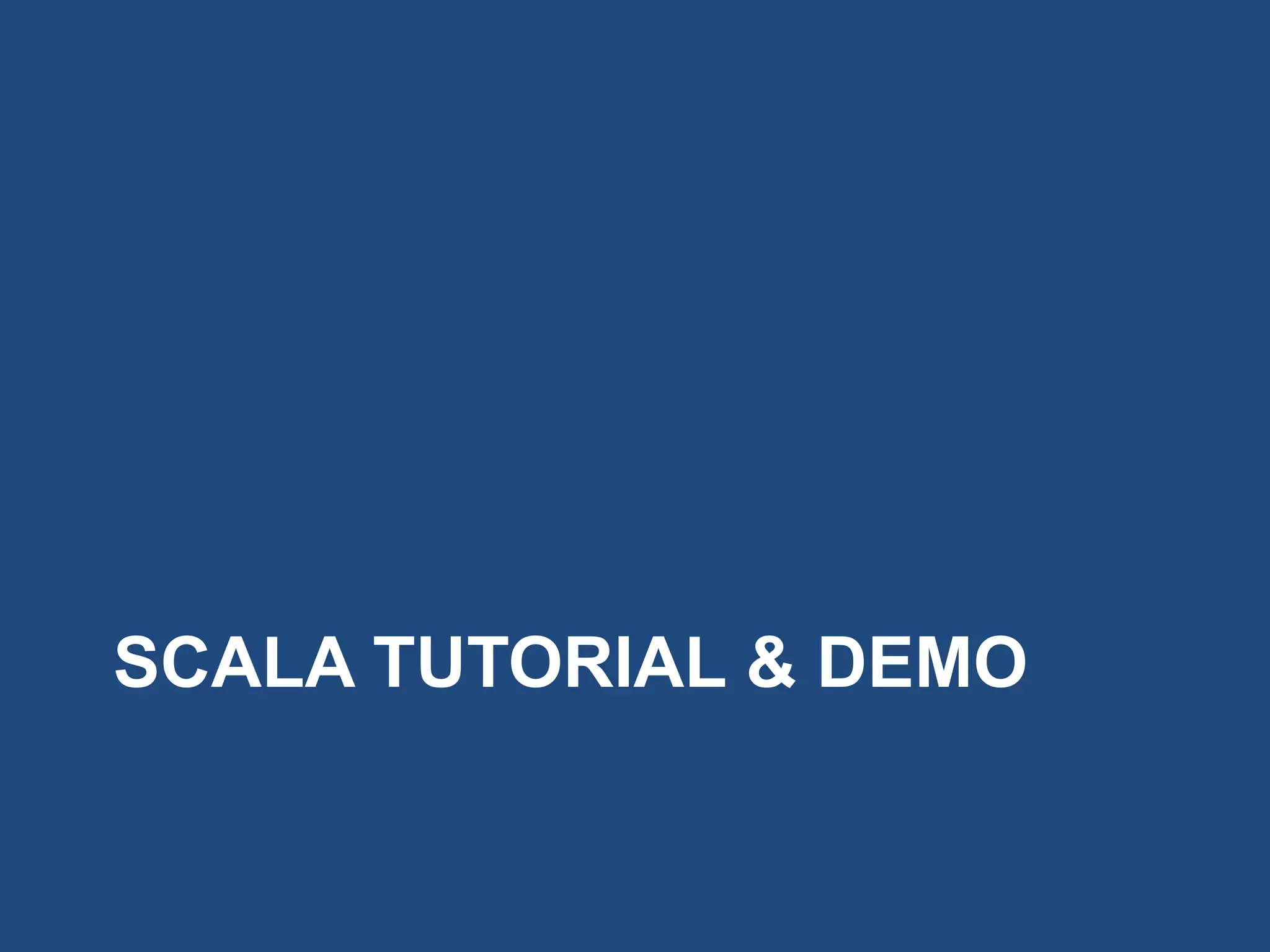 Una storia già vista?
• Spring Framework 2.0 Dependency Injection fu così di
successo da diventare parte di JEE5
• Idem per Hibernate, le cui idee sono diventate parti dello
standard JPA
• Le idee di Scala saranno integrate dal Java?
– Type inference parziale in Java 7
– Java8 conterrà Lambda expressions ed un miglior supporto per
parallelismo...
– http://openjdk.java.net/projects/jdk8/features
– Java 9 puramente OO ( non ci saranno più i tipi primitivi )
• JDK 8 previsto non prima di Settembre 2013 !
 