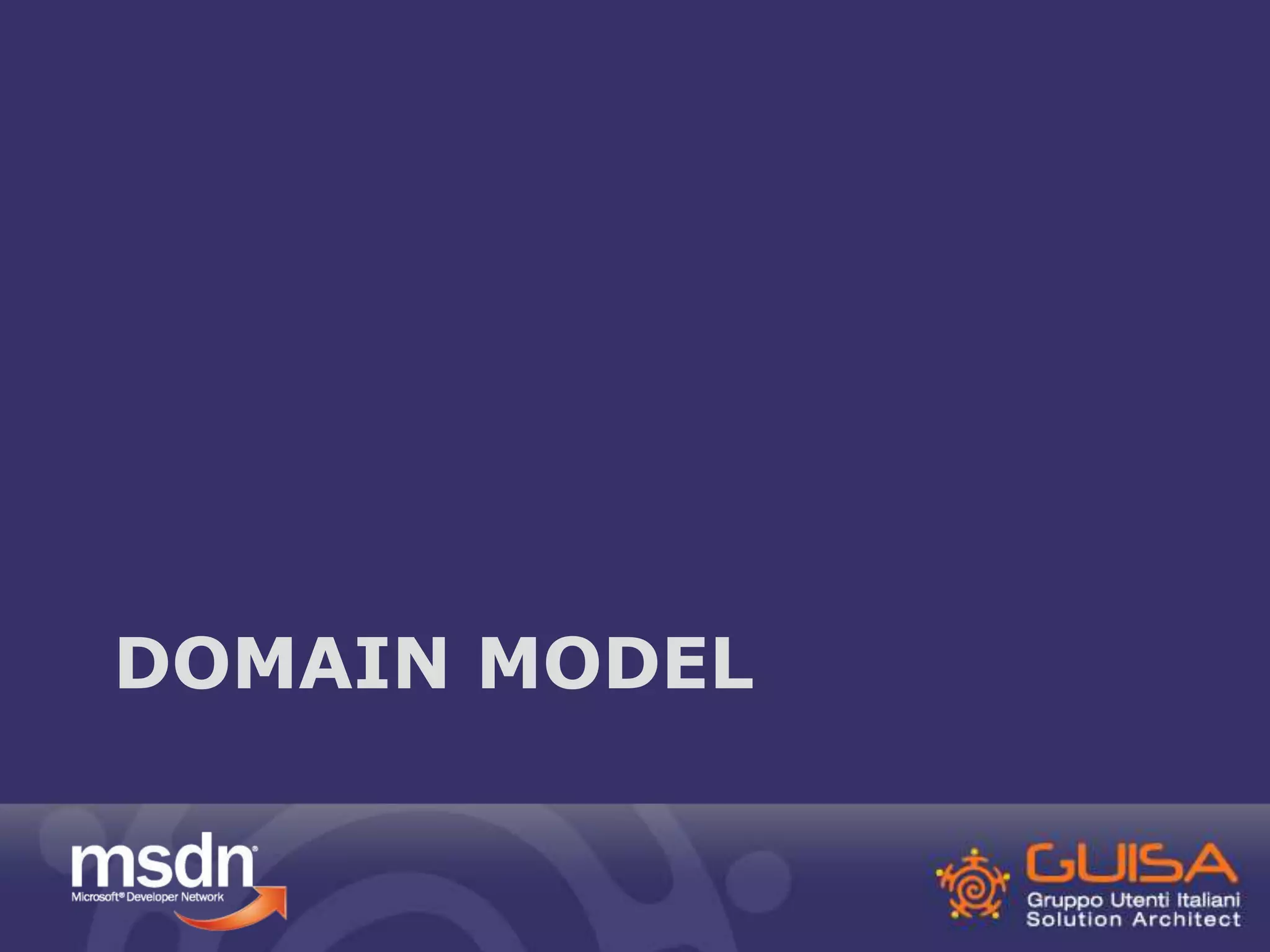 DOMAIN MODEL 
 