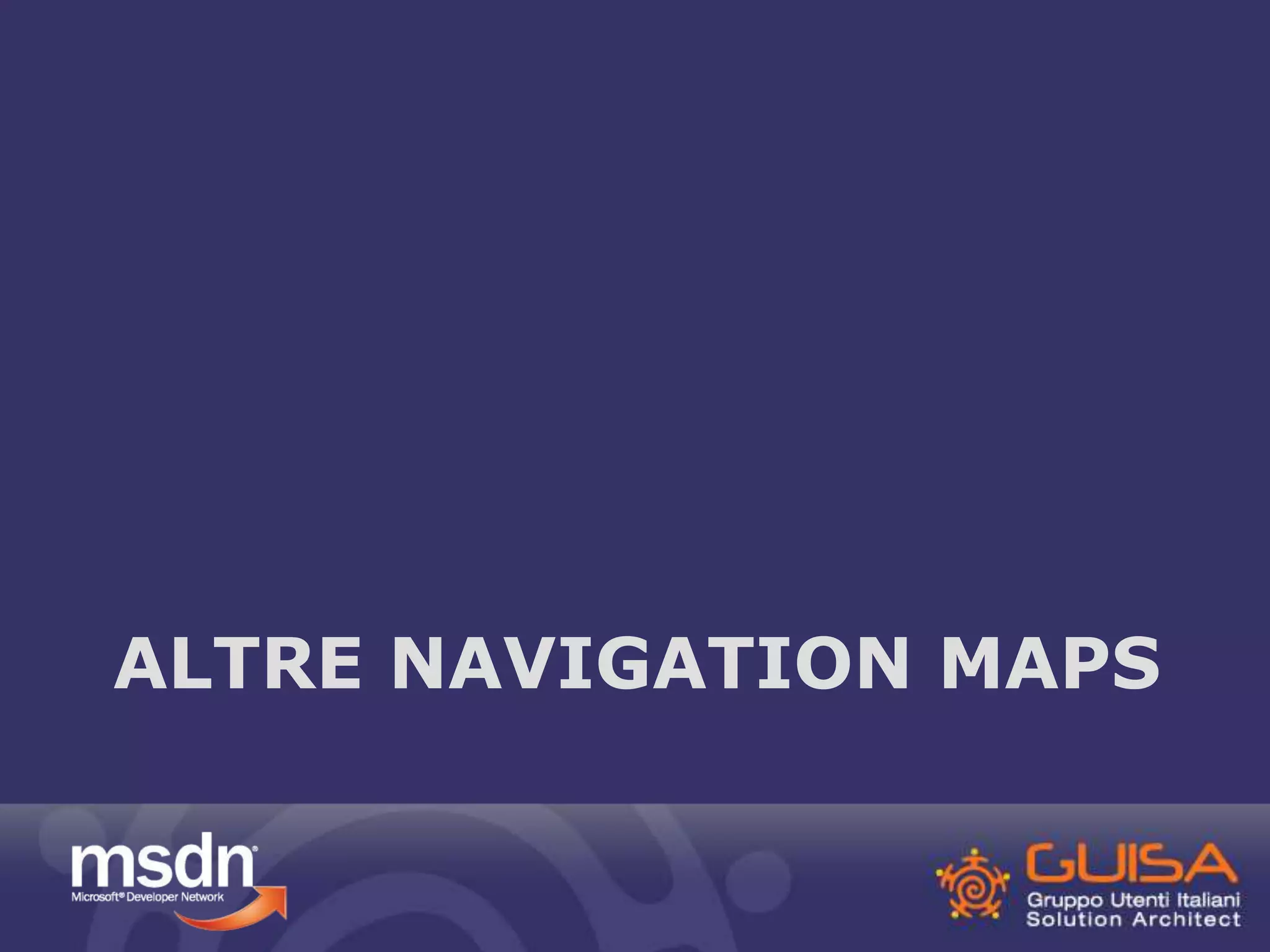 ALTRE NAVIGATION MAPS 
 
